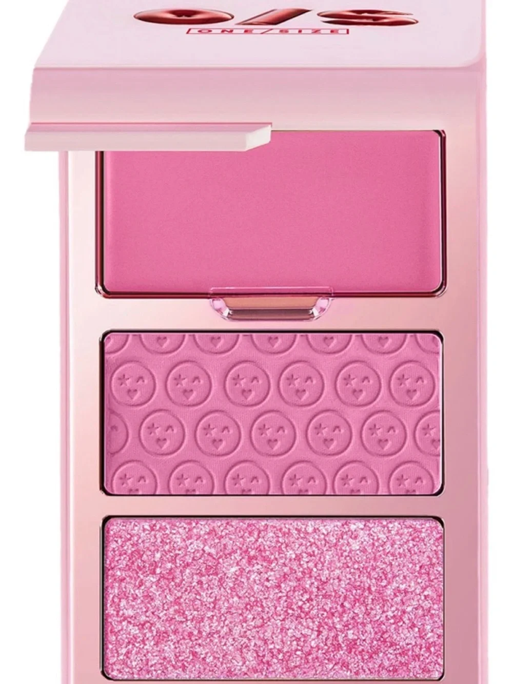 ONE/SIZE by Patrick Starrr Cheek Clapper 3D Blush Trio_True Bubble Gum Pink. New